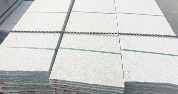 玉林芝麻白毛板，石材毛板