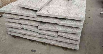 玉林芝麻白蘑菇石，自然面