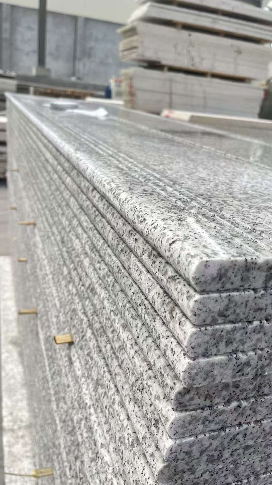 玉林芝麻白楼梯踏步 花岗岩楼梯板材