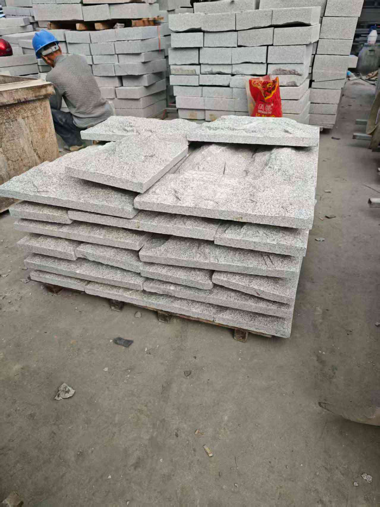 玉林芝麻白蘑菇石，自然面